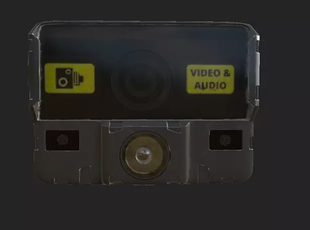 Edesix VB-320 Body-Worn Camera Body cam Tactical gear - CGTrader 3D model preview by Cloth4Game
