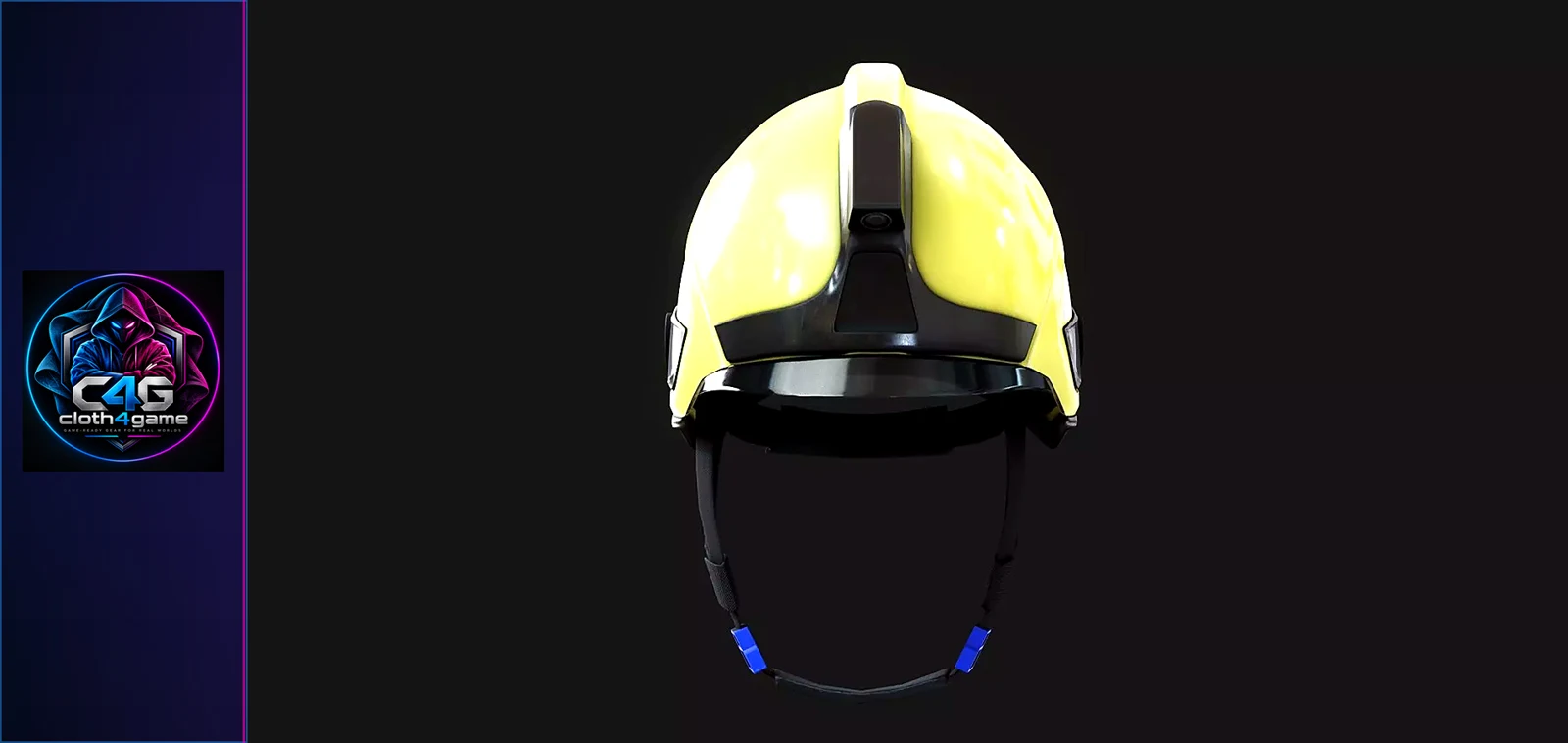 Firefighting Helmet of Drager HPS SafeGuard emergency - 3D model render by Cloth4Game