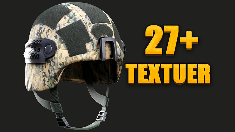 Helmet of Austrian Armed Forces Bundesheer Military gta ready - CGTrader 3D model preview by Cloth4Game