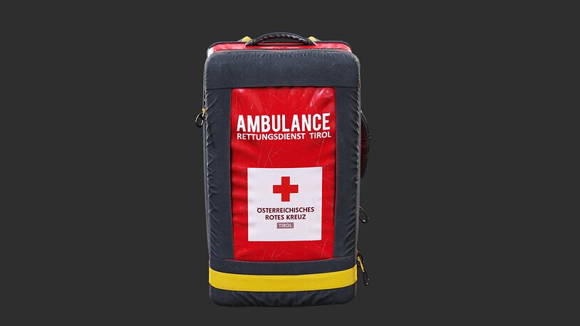 OERK S 203 Ambulance Medical Bag Austrian Red Cross - CGTrader 3D model preview by Cloth4Game