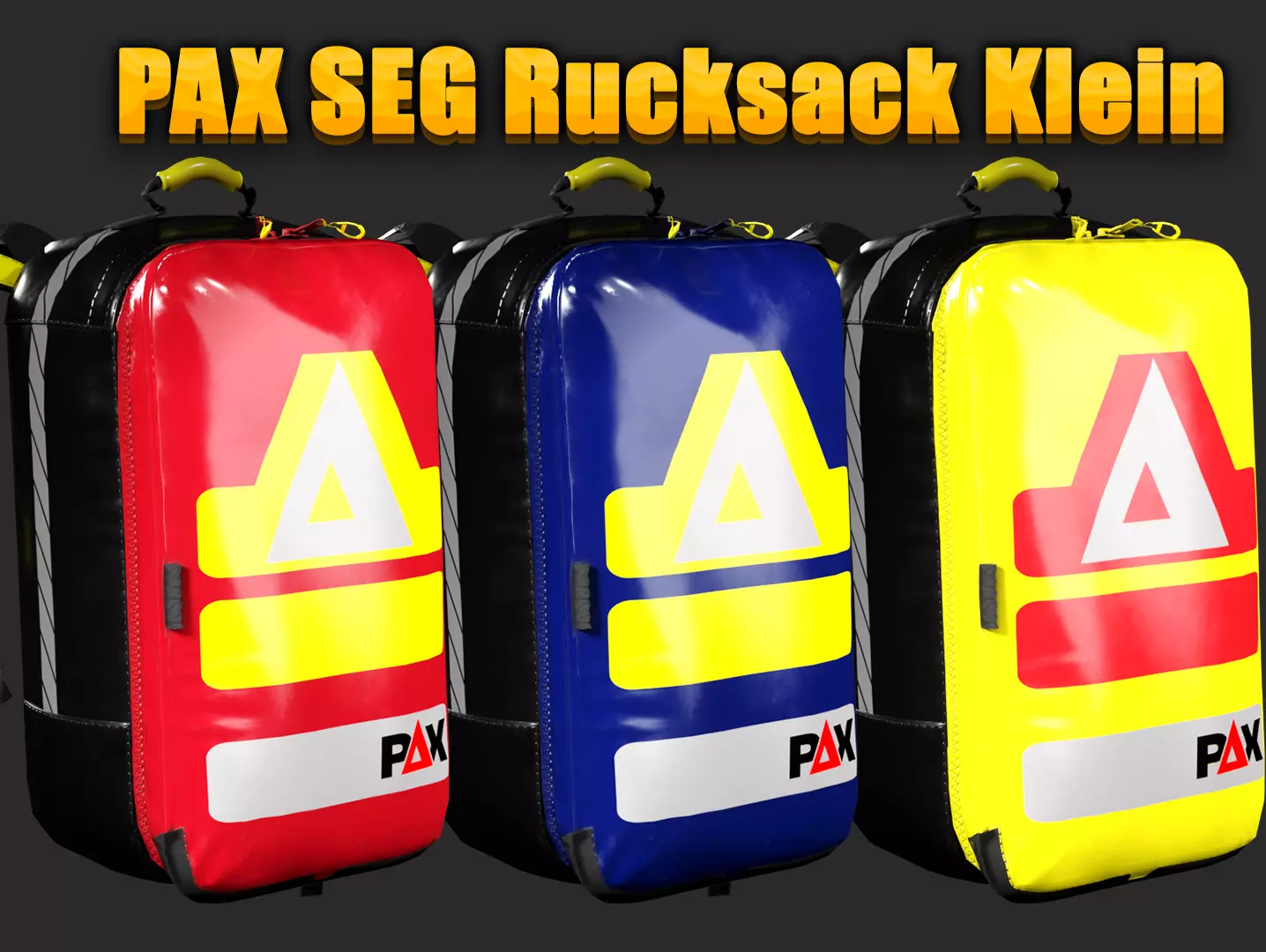 PAX SEG Rucksack Klein Compact Emergency Backpack - CGTrader 3D model preview by Cloth4Game